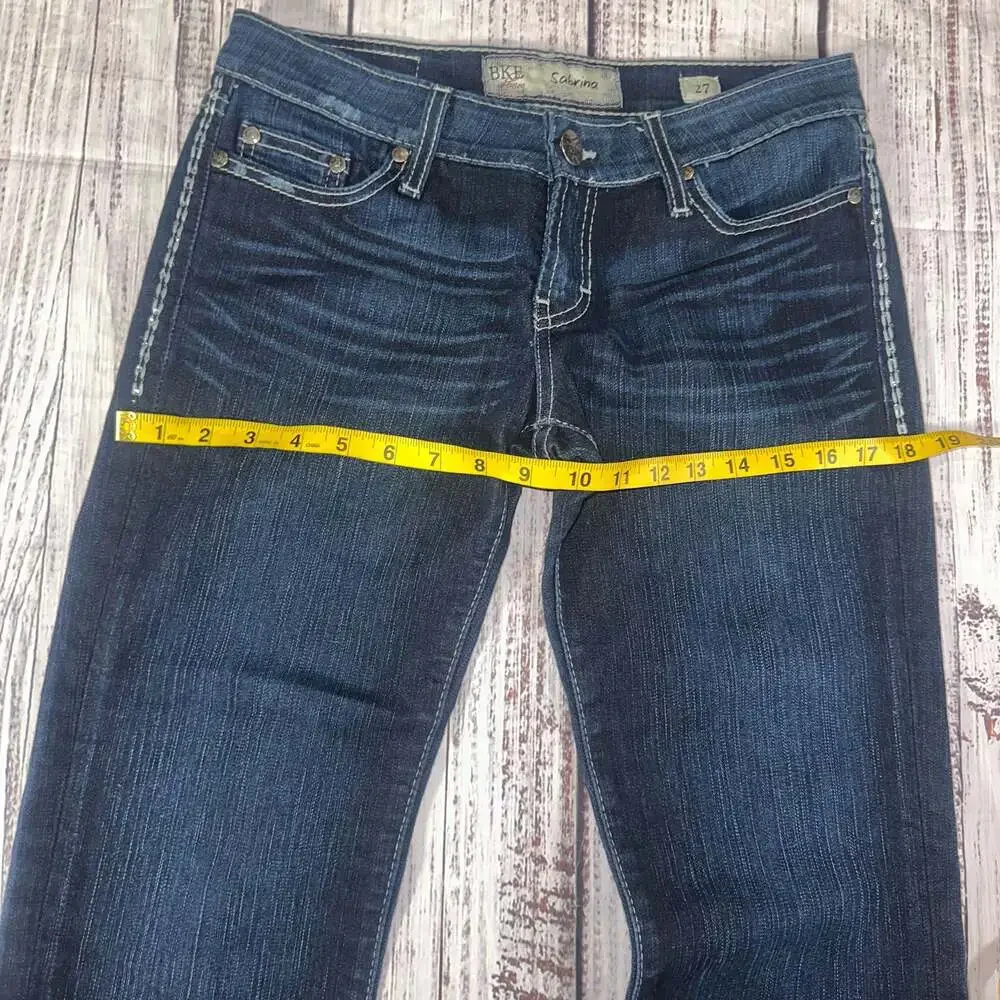 BKE Denim Sabrina Straight Leg Blue Jeans Size 27